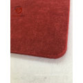 Red Surface Beautiful Visual Appeal Fireproof Polyester Fiber Acoustic Panel